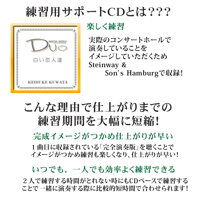 究極のピアノ連弾楽譜 Sound24 白い恋人達 桑田佳祐 ピアノ連弾楽譜